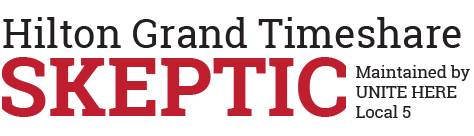 Hilton Grand Timeshare Skeptic